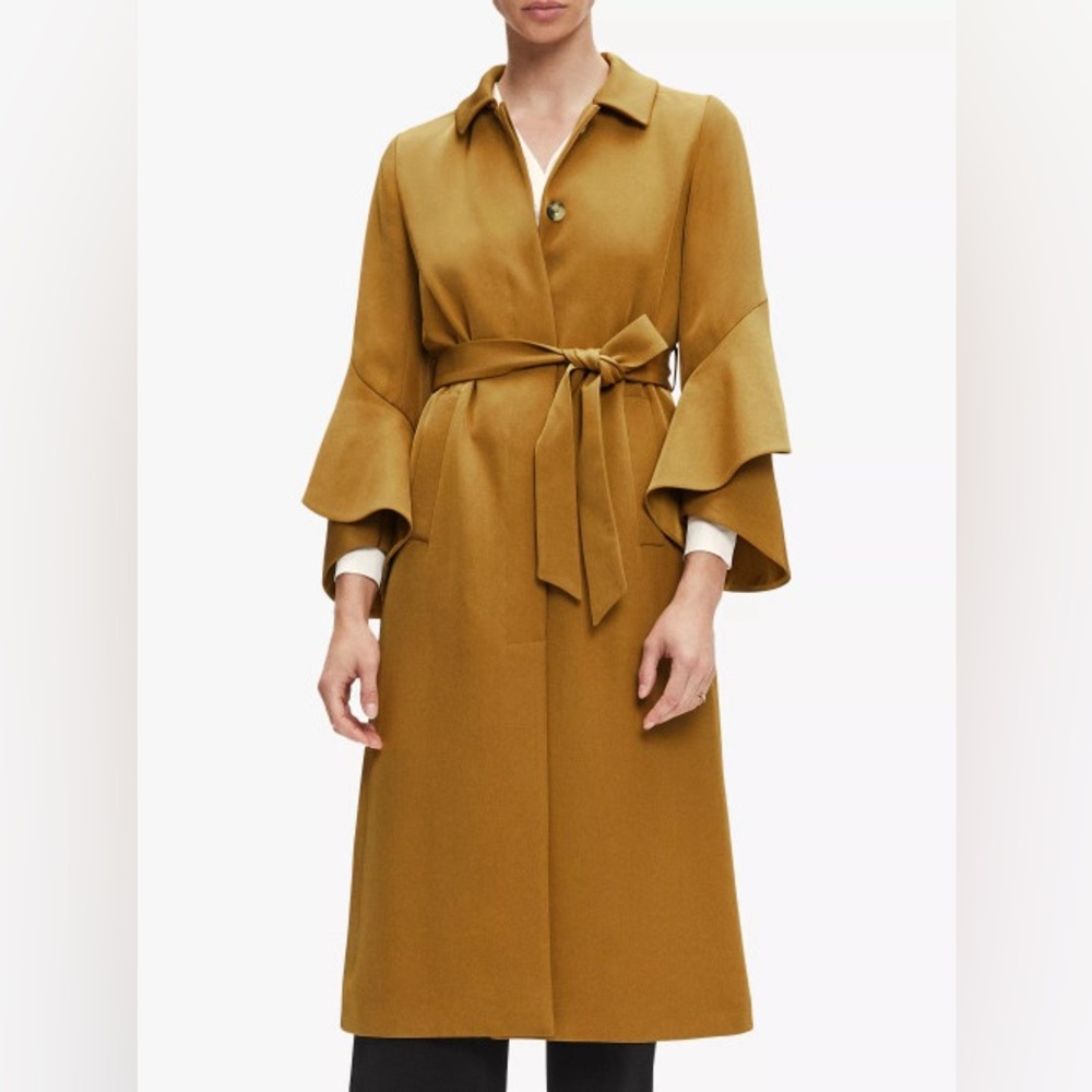 The Fold London Napier Trench Coat - UK6/US2 (NWOT)